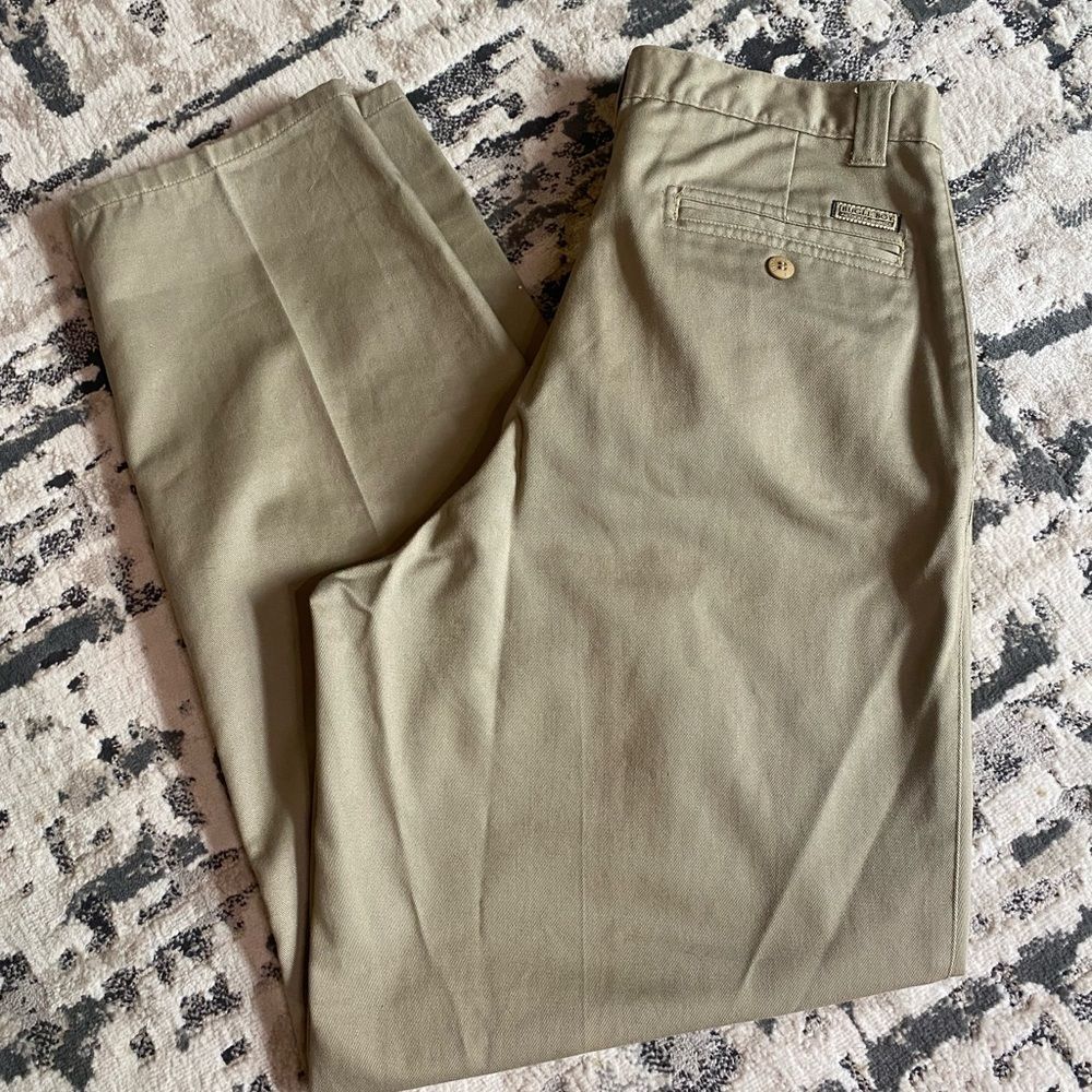 Vintage Bugle Boy Trousers Tan Mens 34x31